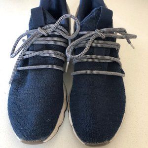 Sorel Womens Kinetic Navy Blue Lace-up Knit Sneakers - US size 9 women/euro 40